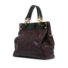 Medium Chevre Lune Satchel