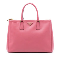Medium Saffiano Lux Galleria Double Zip Tote