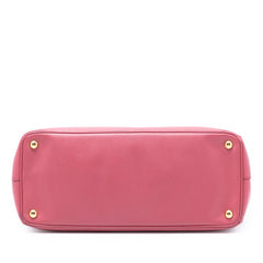 Medium Saffiano Lux Galleria Double Zip Tote