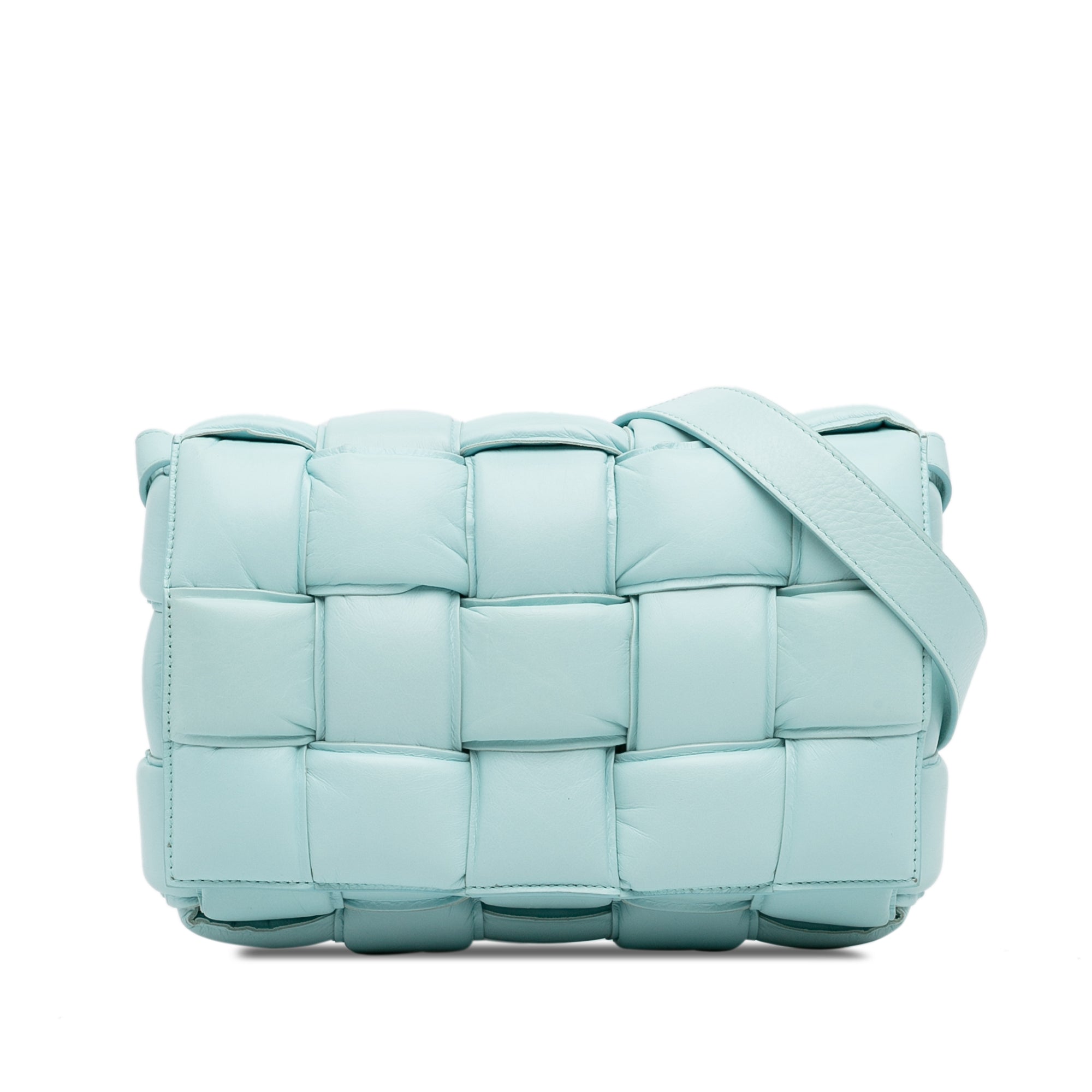 Nappa Intrecciato Padded Cassette Crossbody