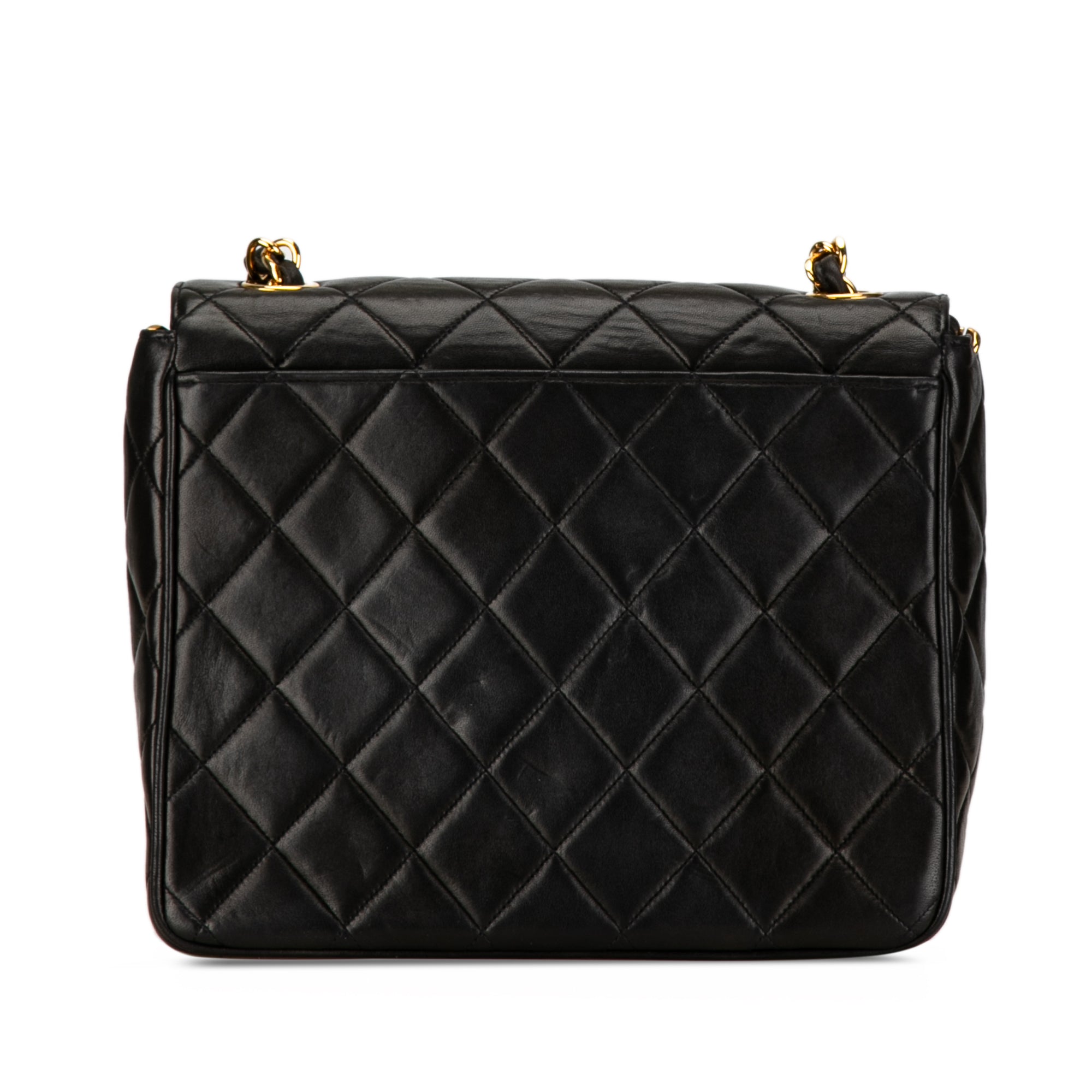 Quilted Lambskin XL Square Flap