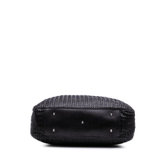 Large Woven Lambskin Lady Dior Soft Shopping Tote