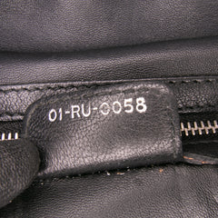 Large Woven Lambskin Lady Dior Soft Shopping Tote