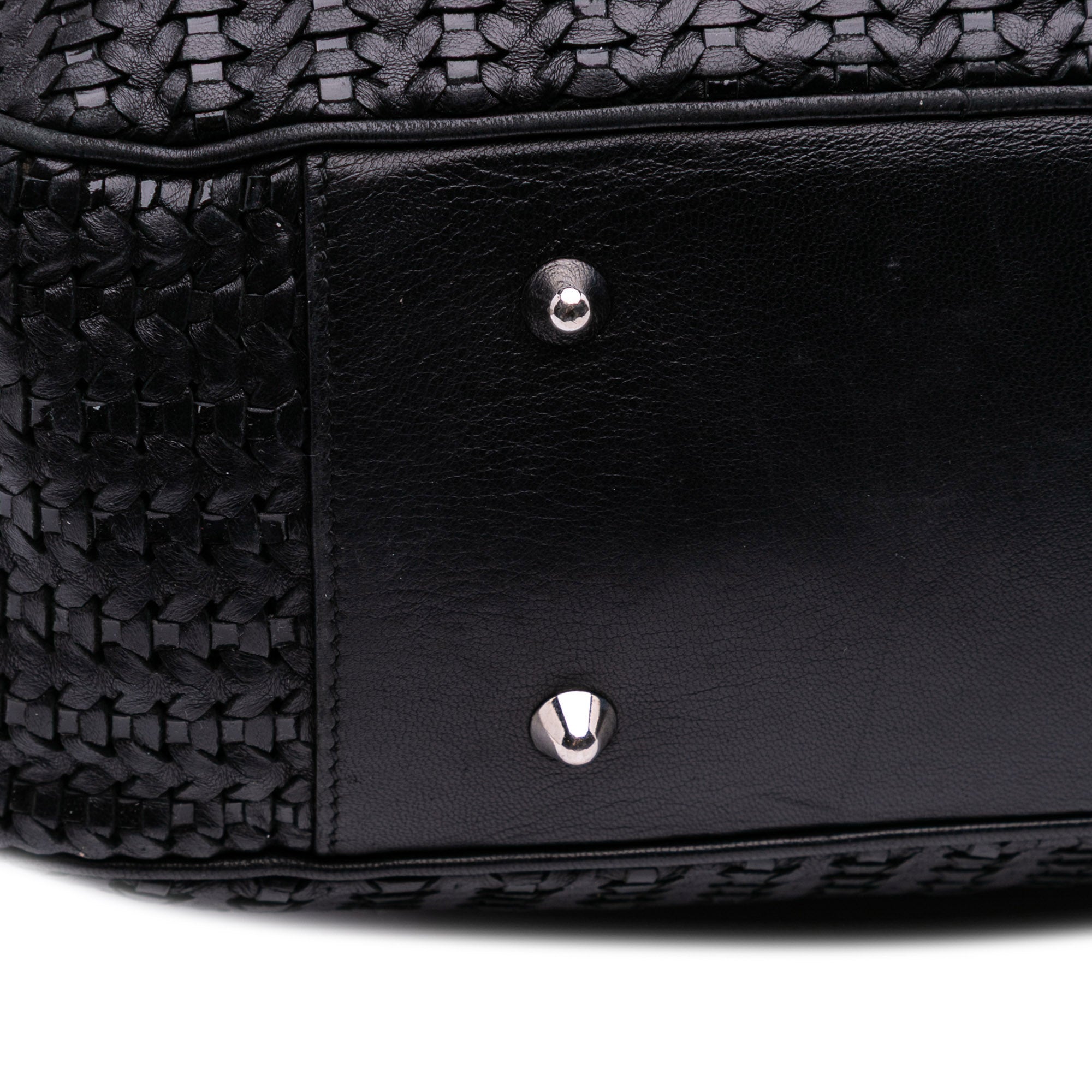 Large Woven Lambskin Lady Dior Soft Shopping Tote