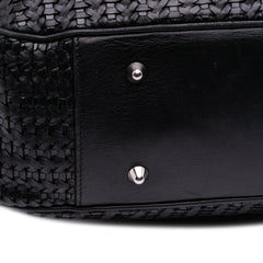 Large Woven Lambskin Lady Dior Soft Shopping Tote
