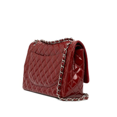 Maxi Classic Patent Double Flap