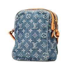 Monogram Denim Camera Bag