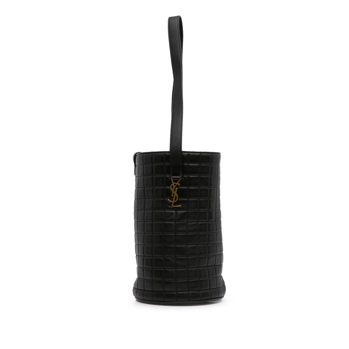 Medium Lambskin Cecile Bucket Bag