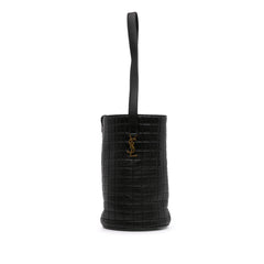 Medium Lambskin Cecile Bucket Bag