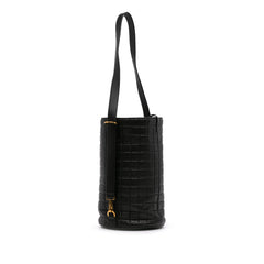 Medium Lambskin Cecile Bucket Bag