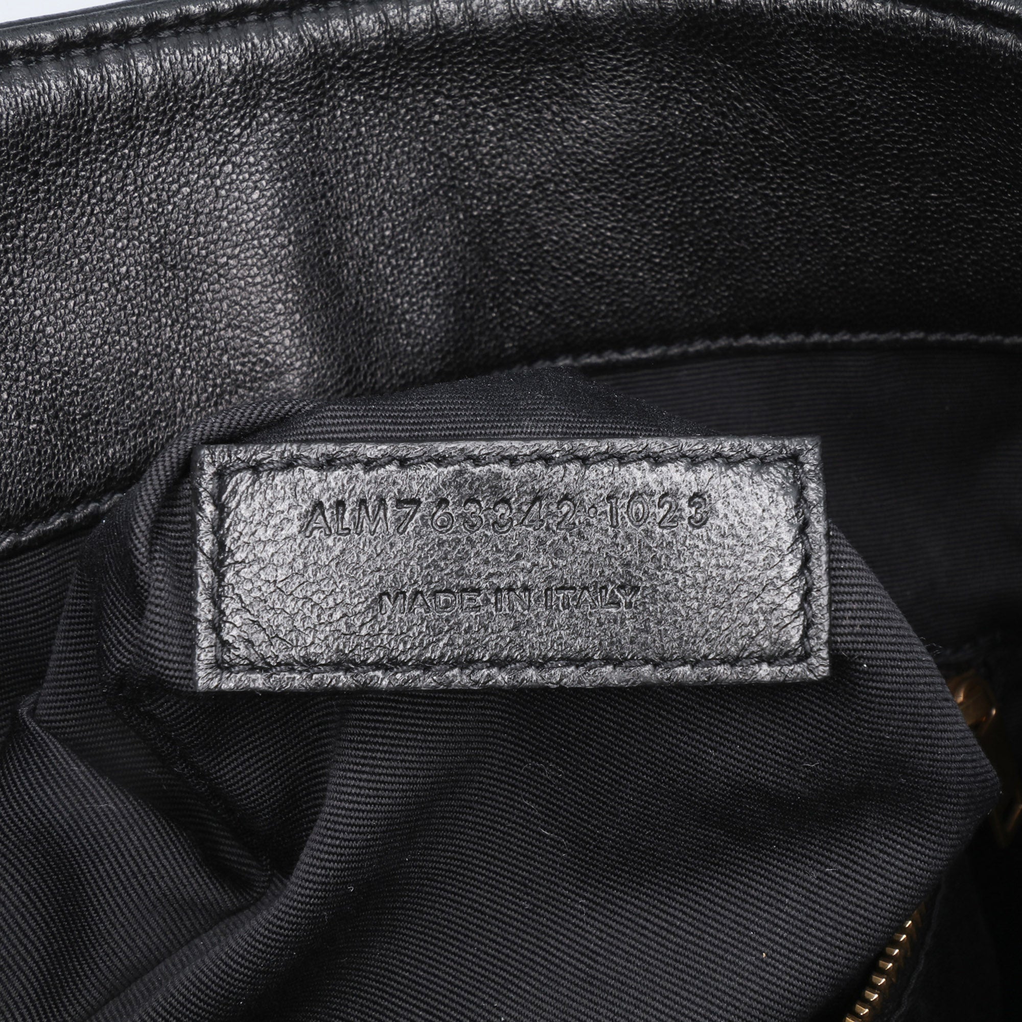Medium Lambskin Cecile Bucket Bag