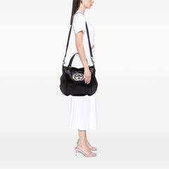 Medium Leather Britt Satchel