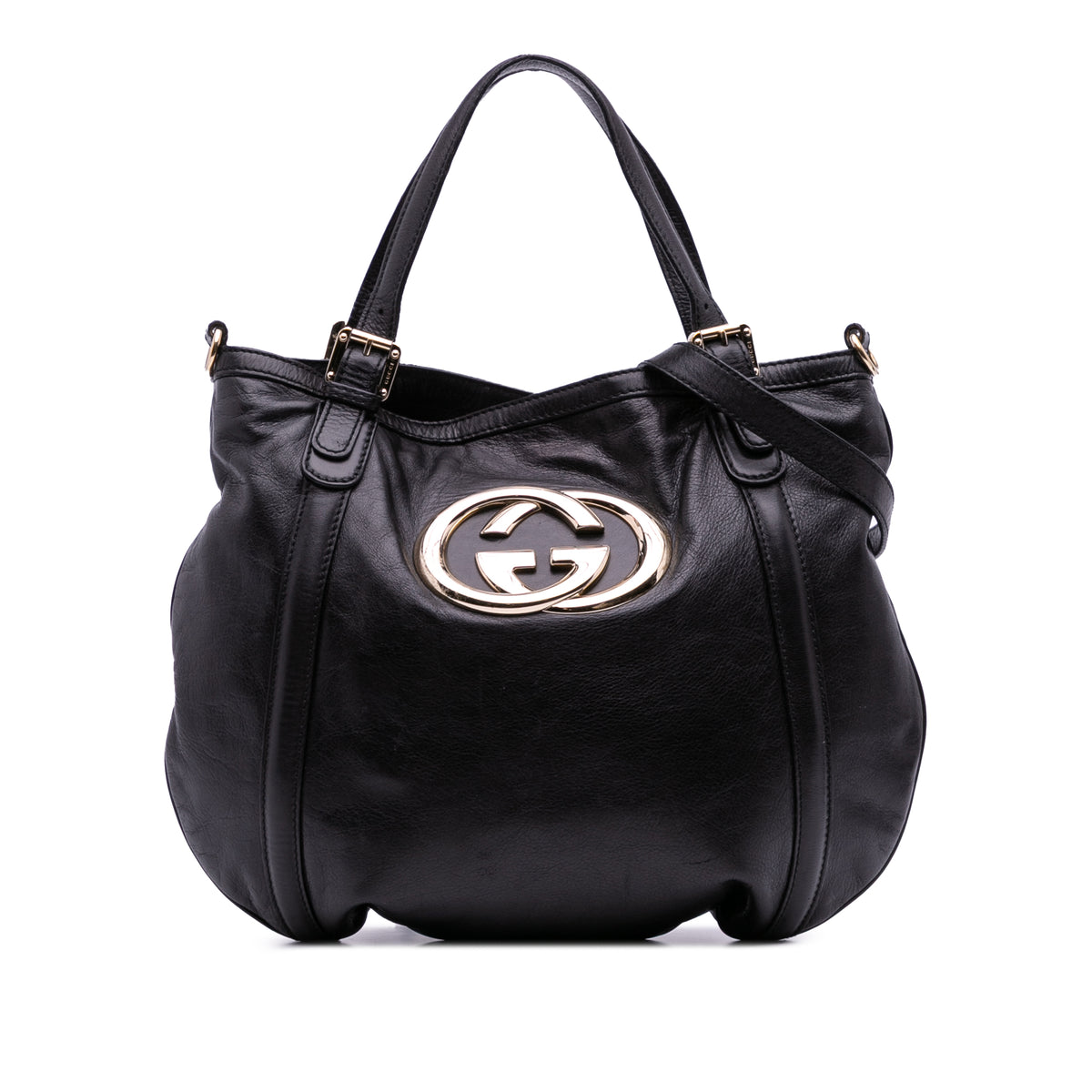 Medium Leather Britt Satchel