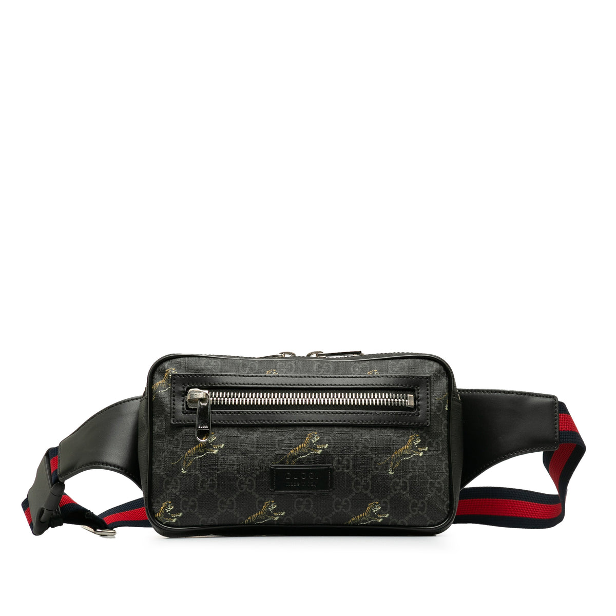 GG Supreme Web Tiger Belt Bag