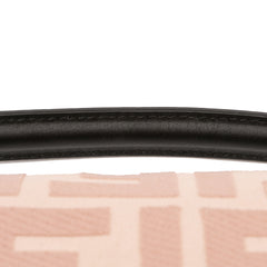 Zucca Embroidered Canvas Baguette Satchel