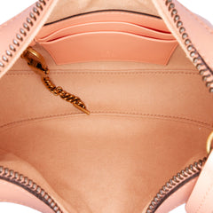 Mini Matelasse Leather GG Marmont Half Moon Hobo