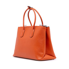 Saffiano Cuir Turnlock Twin Satchel