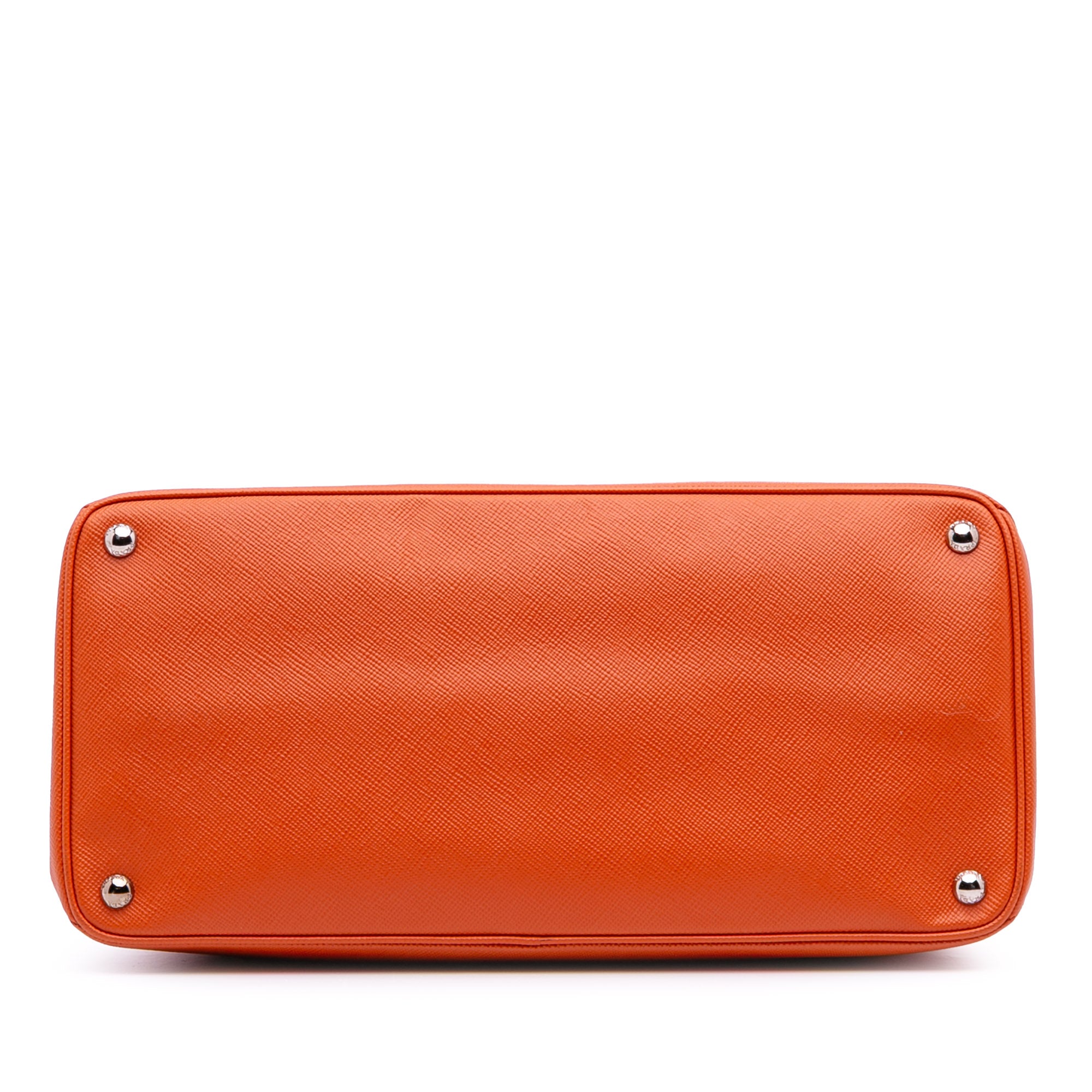 Saffiano Cuir Turnlock Twin Satchel