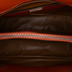 Saffiano Cuir Turnlock Twin Satchel