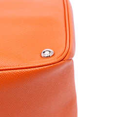 Saffiano Cuir Turnlock Twin Satchel