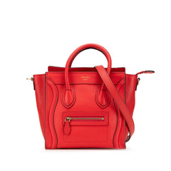 Nano Leather Luggage Tote