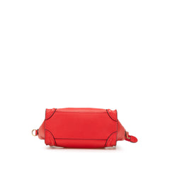 Nano Leather Luggage Tote