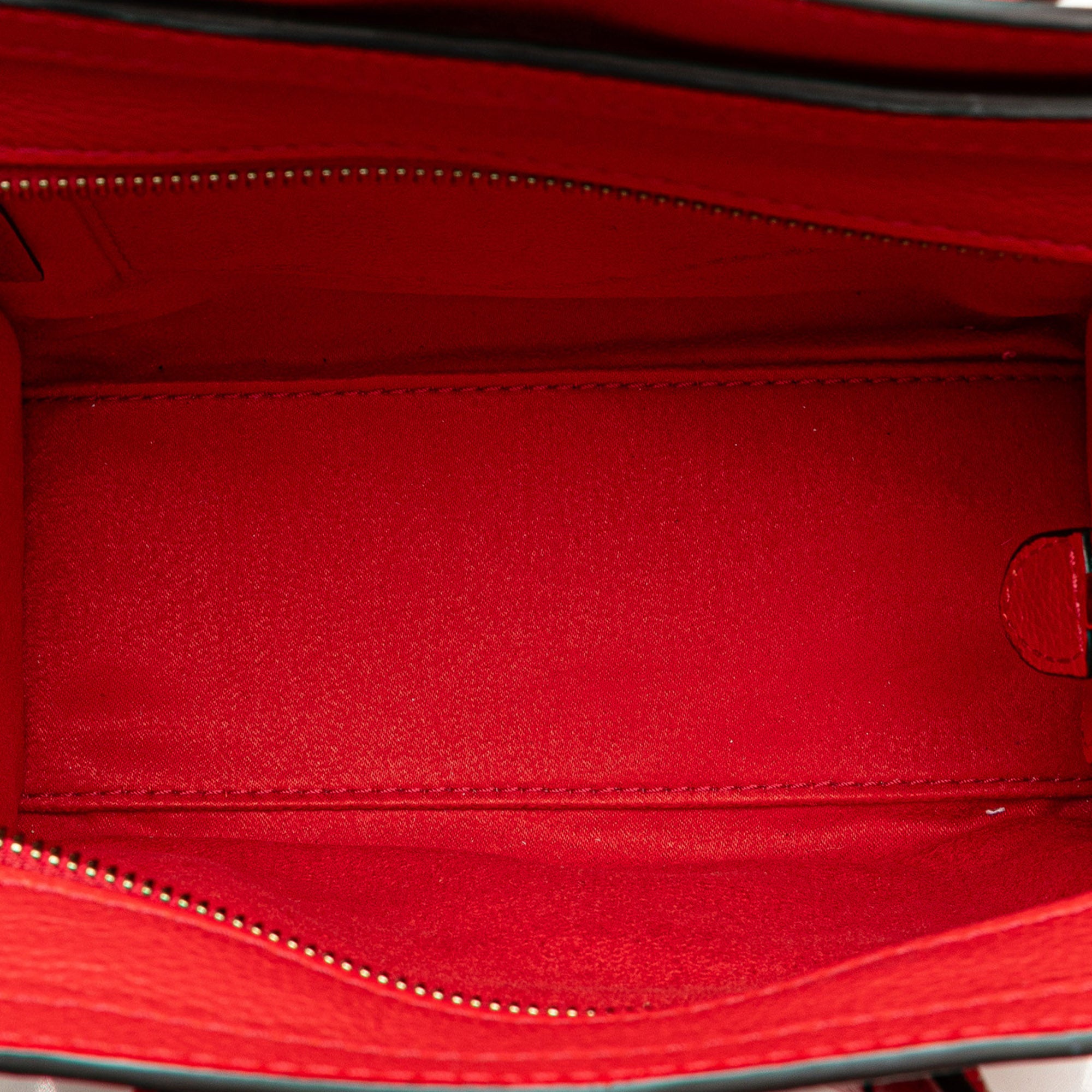 Nano Leather Luggage Tote