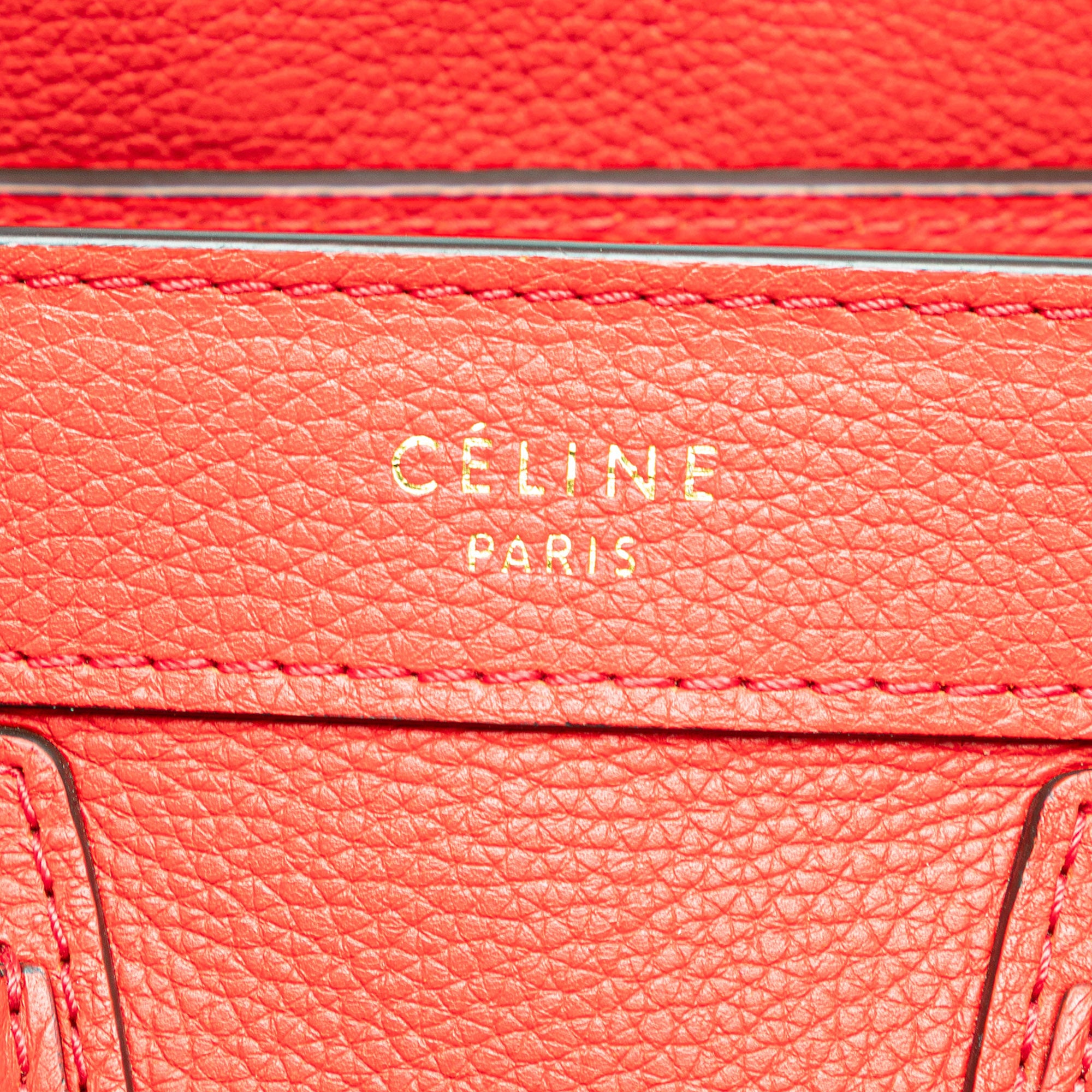 Nano Leather Luggage Tote