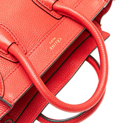Nano Leather Luggage Tote