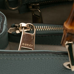 Medium Calfskin Bamboo Shopper Satchel