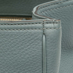 Medium Calfskin Bamboo Shopper Satchel