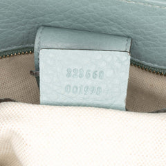 Medium Calfskin Bamboo Shopper Satchel