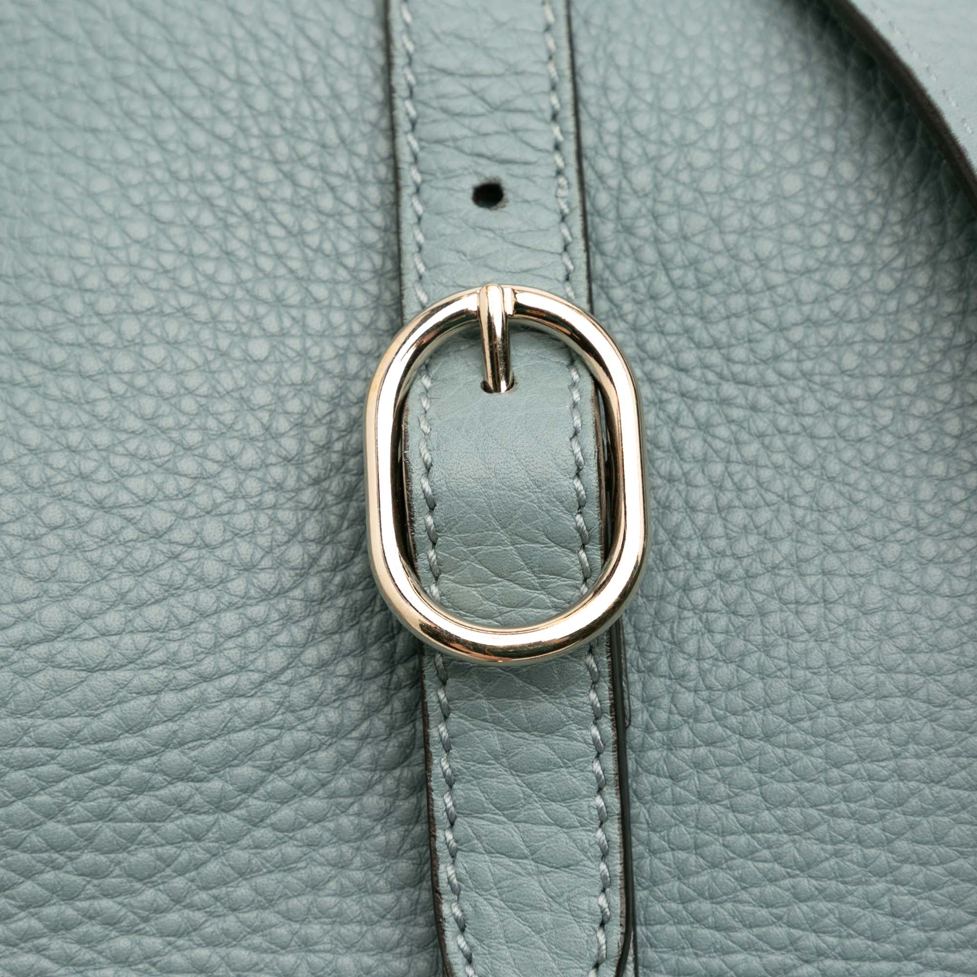 Medium Calfskin Bamboo Shopper Satchel