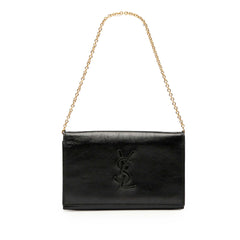 Crinkled Calfskin Belle de Jour Chain Clutch