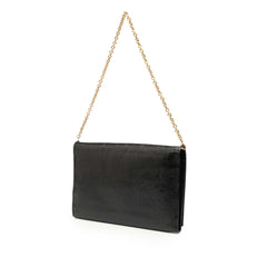 Crinkled Calfskin Belle de Jour Chain Clutch