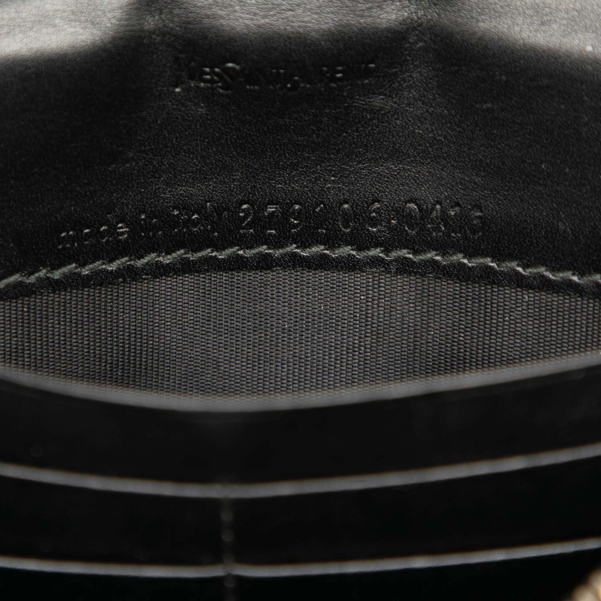 Crinkled Calfskin Belle de Jour Chain Clutch