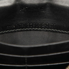 Crinkled Calfskin Belle de Jour Chain Clutch