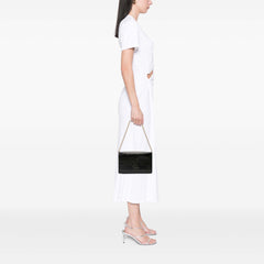 Crinkled Calfskin Belle de Jour Chain Clutch