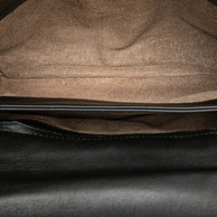 Small Leather Embroidered Stripe Olimpia Shoulder Bag