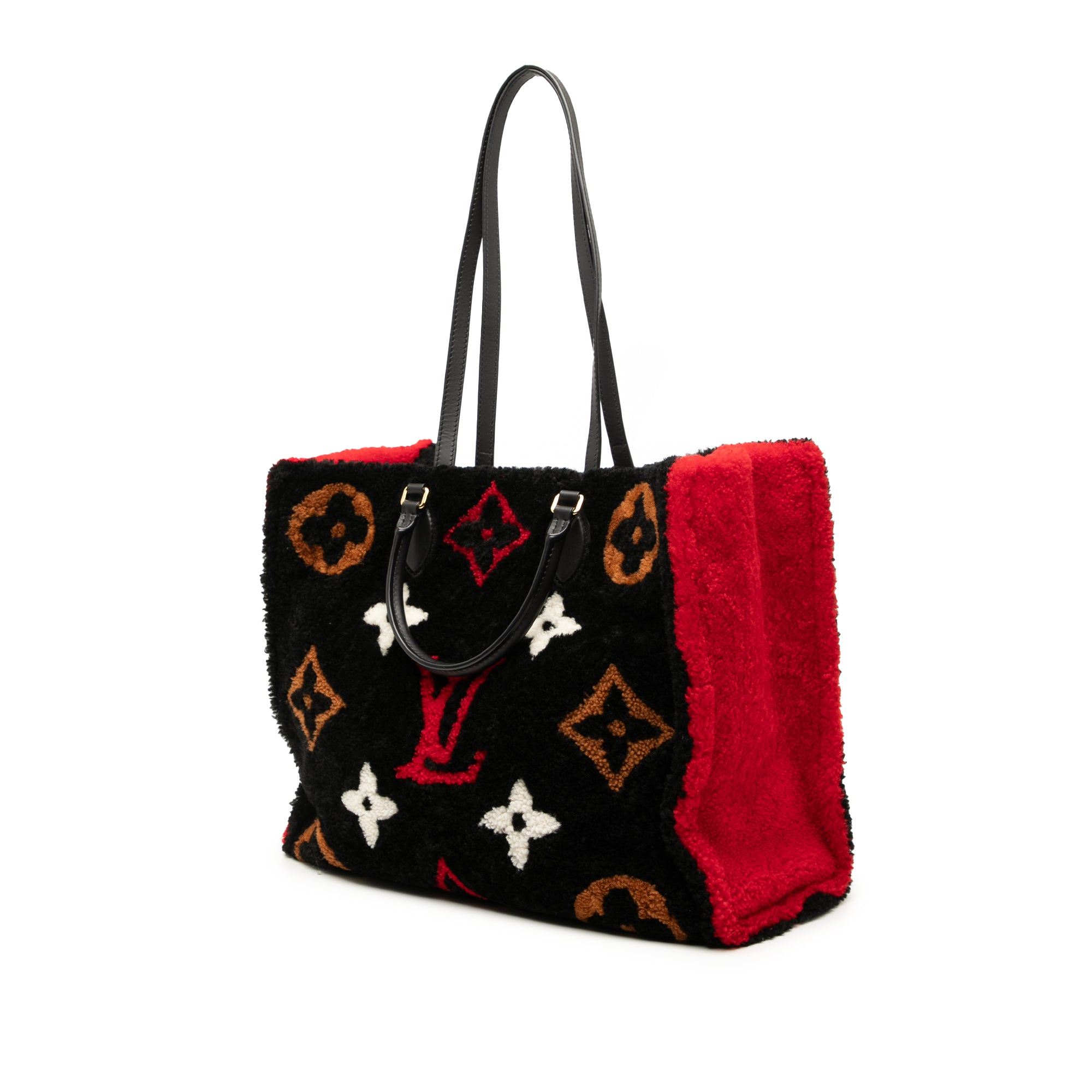 Monogram Giant Shearling Teddy Onthego GM