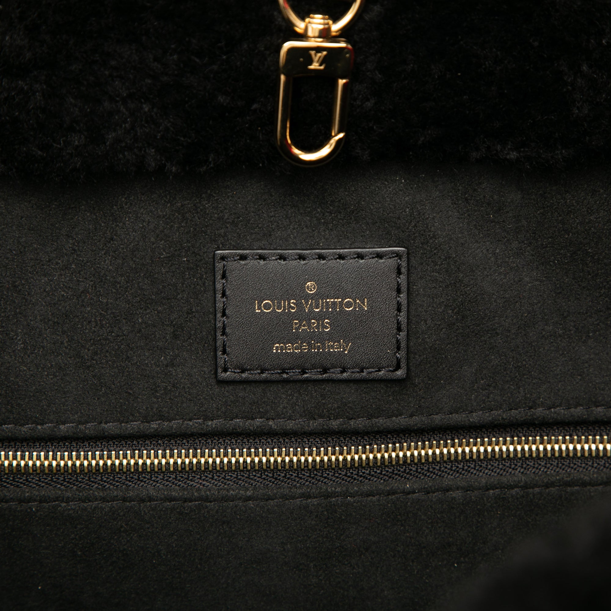 Monogram Giant Shearling Teddy Onthego GM