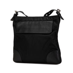 Vitello Daino Trimmed Tessuto Zip Top Crossbody