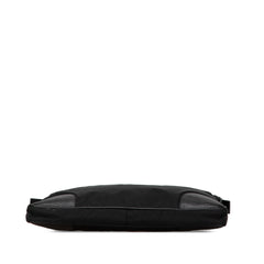 Vitello Daino Trimmed Tessuto Zip Top Crossbody