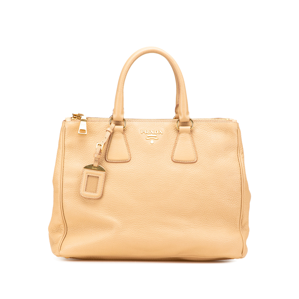 Large Vitello Daino Double Zip Tote