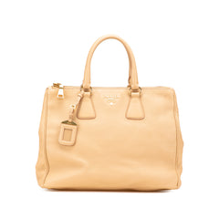 Large Vitello Daino Double Zip Tote