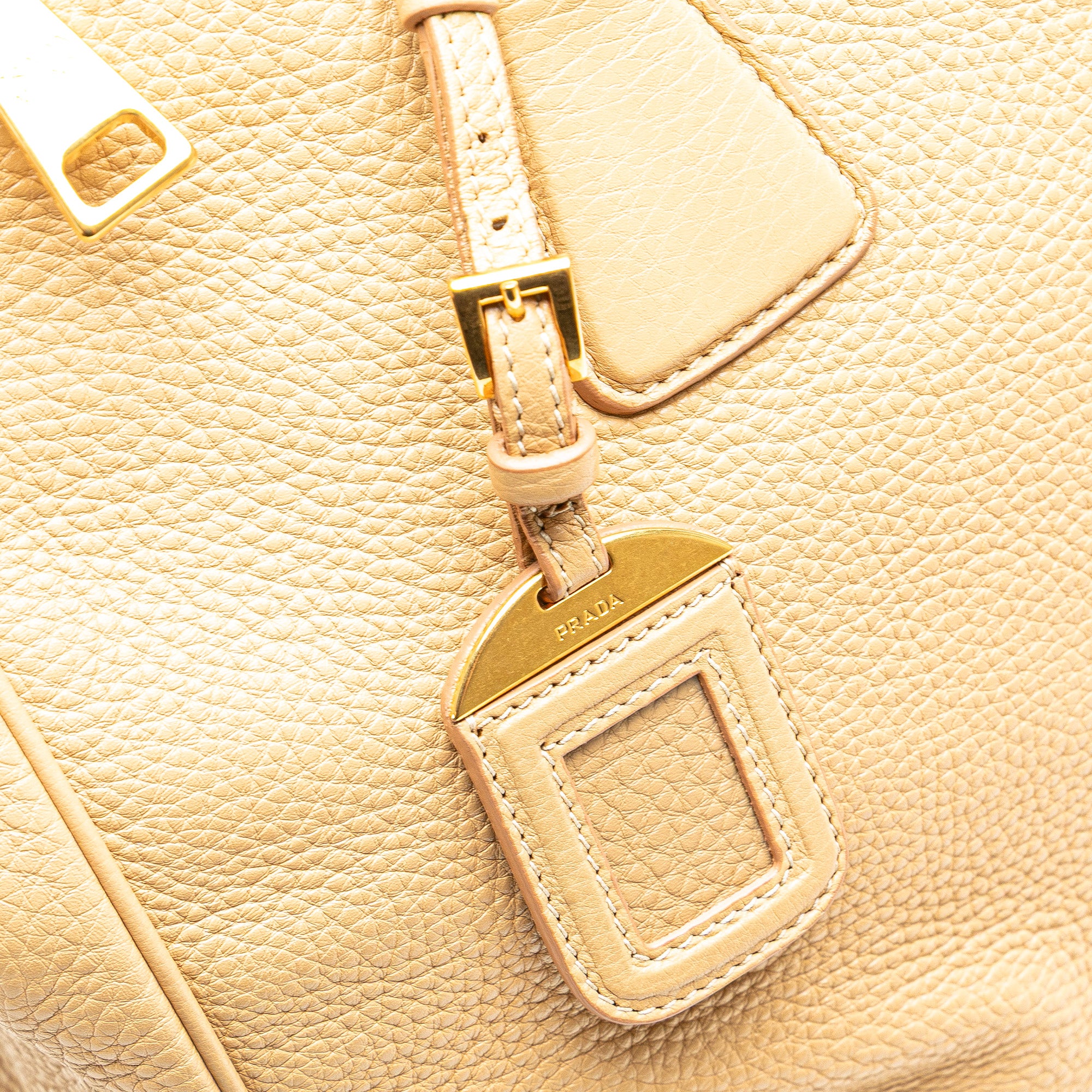 Large Vitello Daino Double Zip Tote