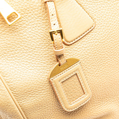 Large Vitello Daino Double Zip Tote