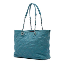 Small Quilted Caviar Daily Shopping Tote