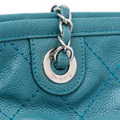 Small Quilted Caviar Daily Shopping Tote