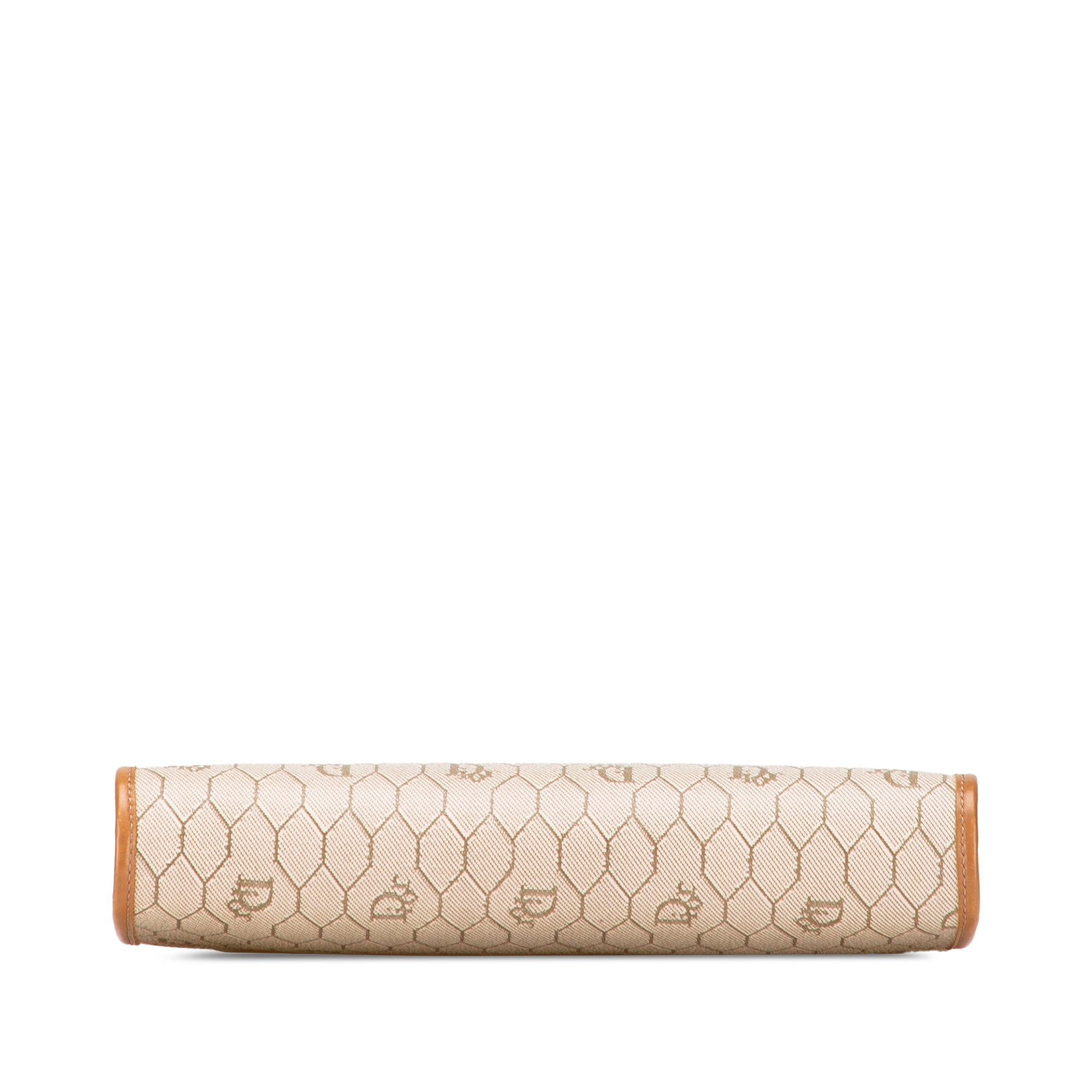 Honeycomb Coated Canvas Clutch